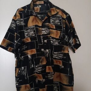 Camel trophy xxxl mens vtg black/white/gold shirt